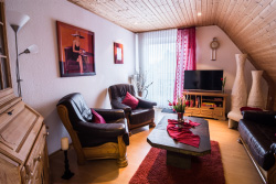 Blick in das Wohnzimmer